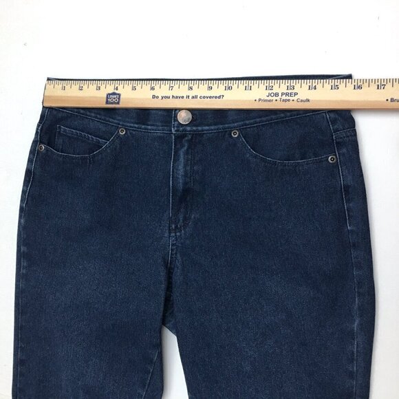 J. Jill Denim Women's Jean Leggings Straight Leg Lightweight size 8 length 27" - Picture 4 of 8